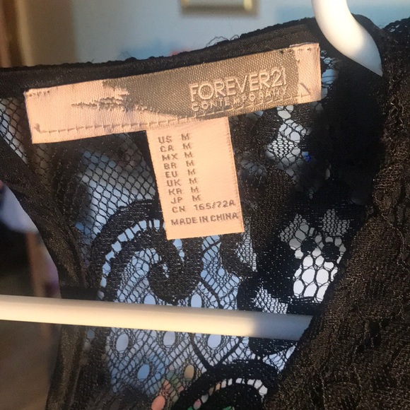 LACE ROMPER (black) - Picture 3 of 4